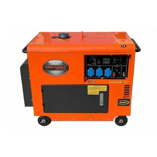 Бензиновий однофазний генератор Kraft&Dele KD123 6,5 kW